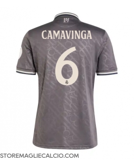 Real Madrid Eduardo Camavinga #6 Maglia Gara Terza Repliche 2024-25